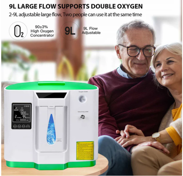 Máy Tạo Oxy Y Tế Tại Nhà Cho Người Bệnh DEDAKJ 9 Lít DE-2AW - ảnh 3