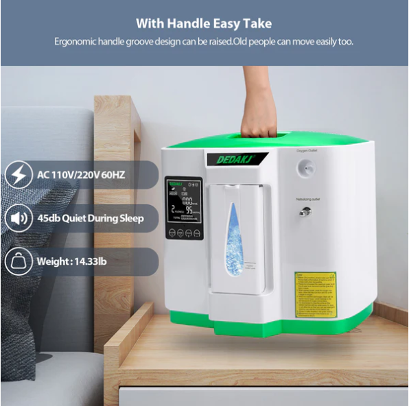 Máy Tạo Oxy Y Tế Tại Nhà Cho Người Bệnh DEDAKJ 9 Lít DE-2AW - ảnh 4