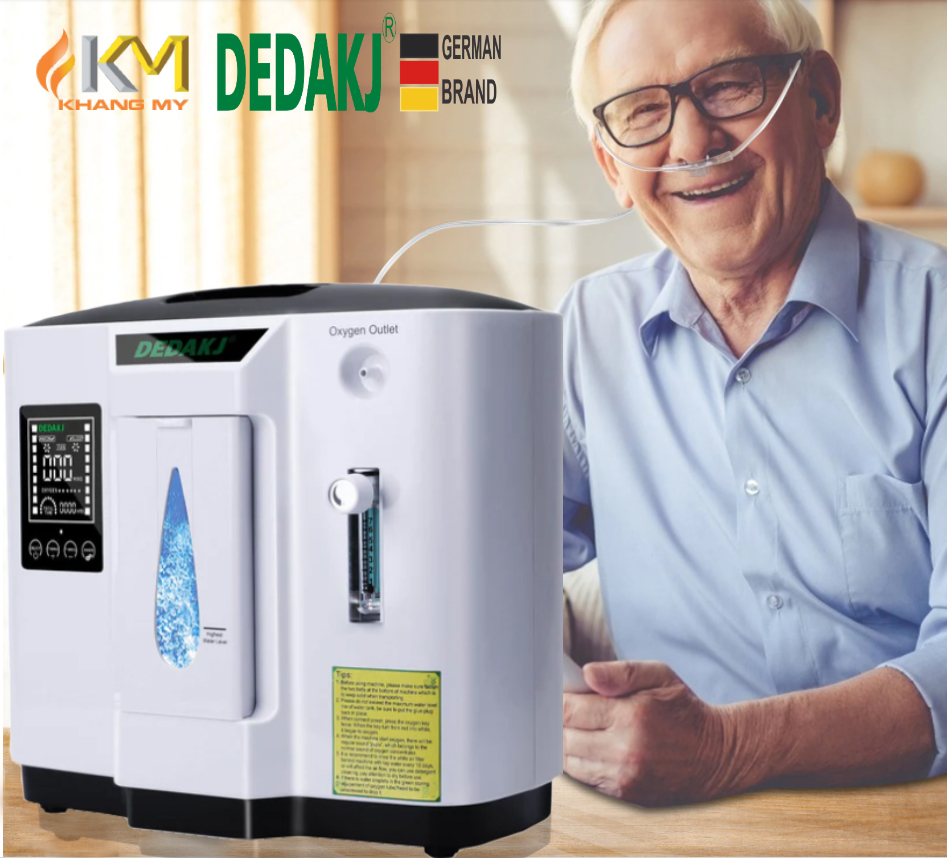 Máy Tạo Oxy Y Tế Tại Nhà Cho Người Bệnh 7 Lít Dedakj Công Nghệ Đức - ảnh 3