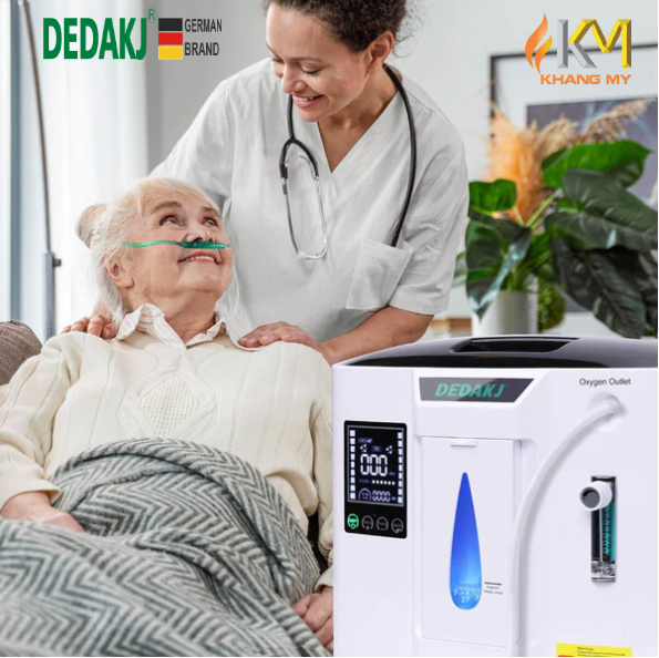 Máy Tạo Oxy Y Tế Tại Nhà Cho Người Bệnh 7 Lít Dedakj Công Nghệ Đức - ảnh 7