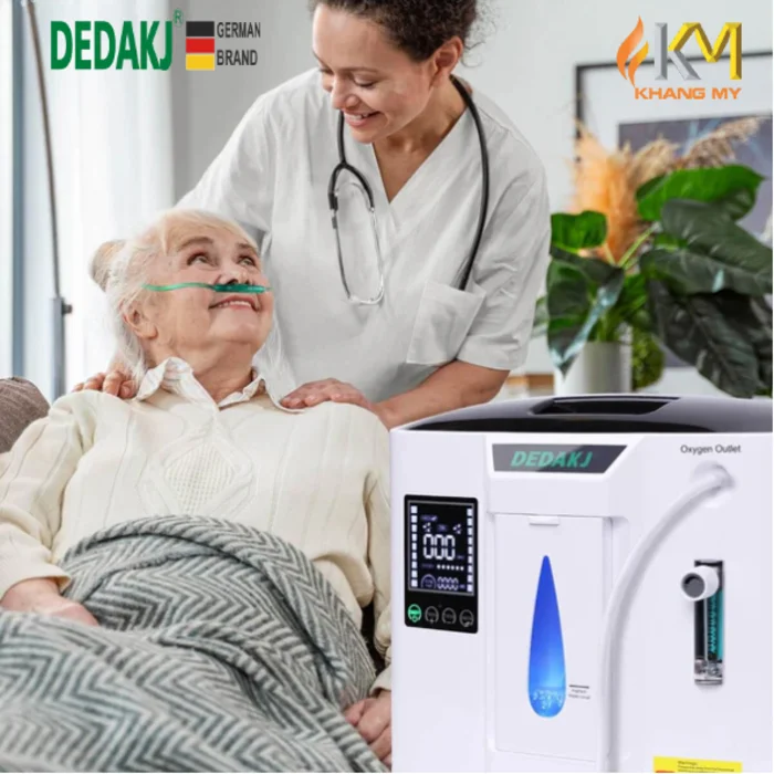Máy Tạo Oxy Y Tế Tại Nhà Cho Người Bệnh DEDAKJ 7 Lít DE-1A - ảnh 7
